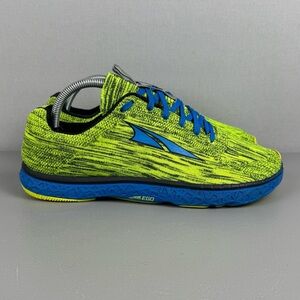 Altra Escalante 1.5 Running Sneakers Shoes Mens 9 Green/Blue Knit Zero Drop Ego